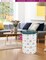 Laundry Hamper Large Canvas Fabric Lightweight Storage Basket/Toy Organizer/Dirty Clothes Collapsible Waterproof for College Dorms, Boys and Girls Bedroom,Bathroom(Star Rainbow)